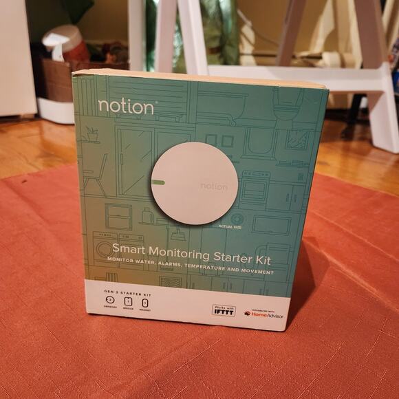 Notion All in One Smart Home Monitoring System Bridge and 4 Sensors NIB - Picture 8 of 8